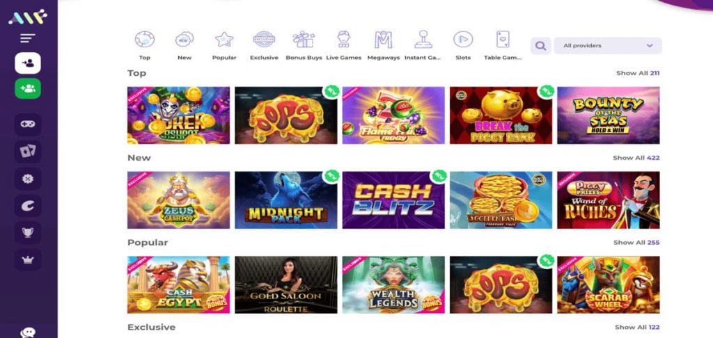 alfcasino games