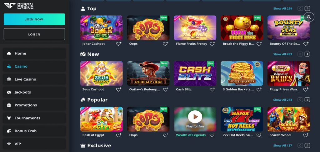 buran games