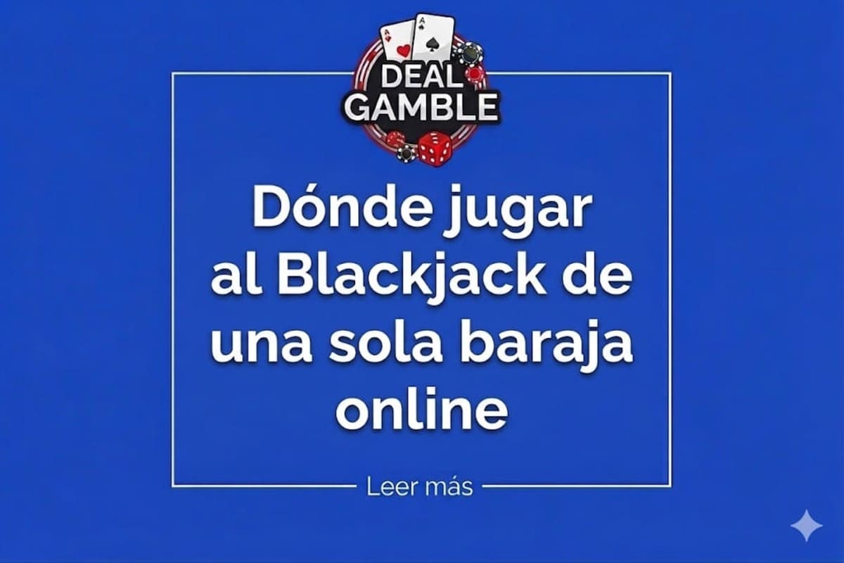 donde jugar al blackjack de una sola baraja online