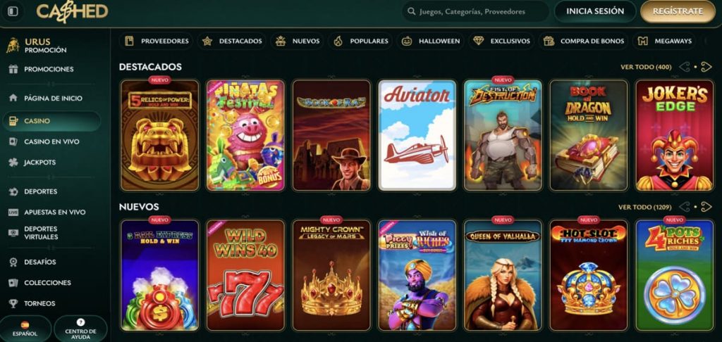 cashed juegos