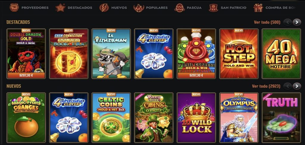  gransino juegos