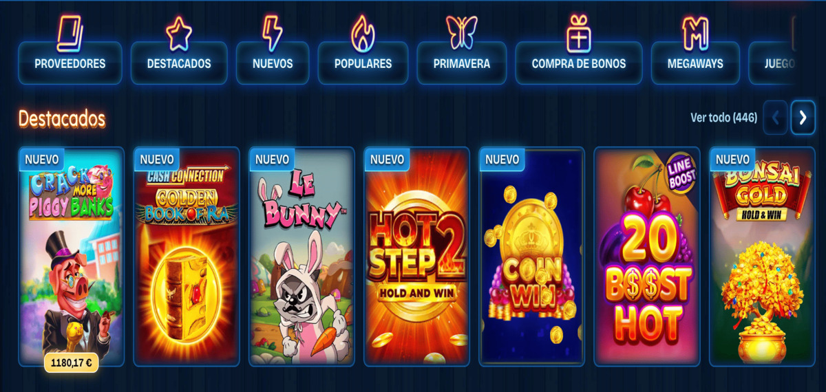 juegos en casinos sin limite de deposito
