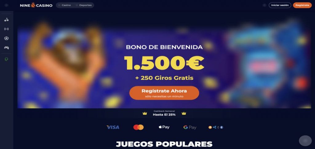 Nine Casino home