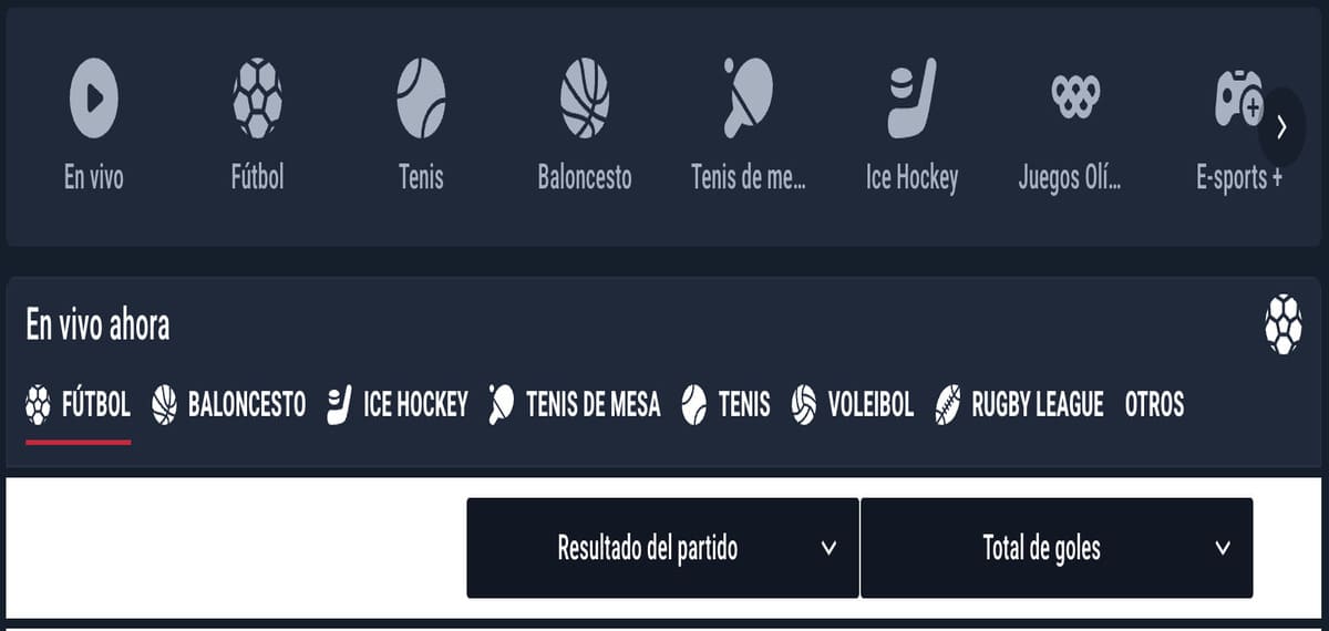 opciones de apuestas