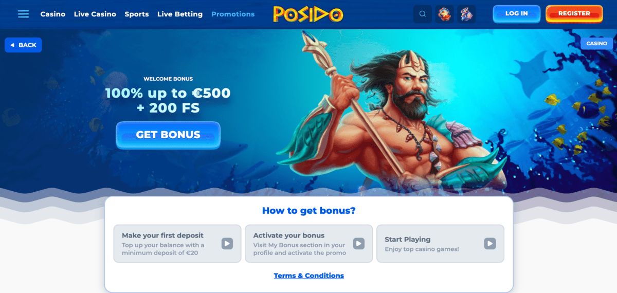 posido_welcome bonus