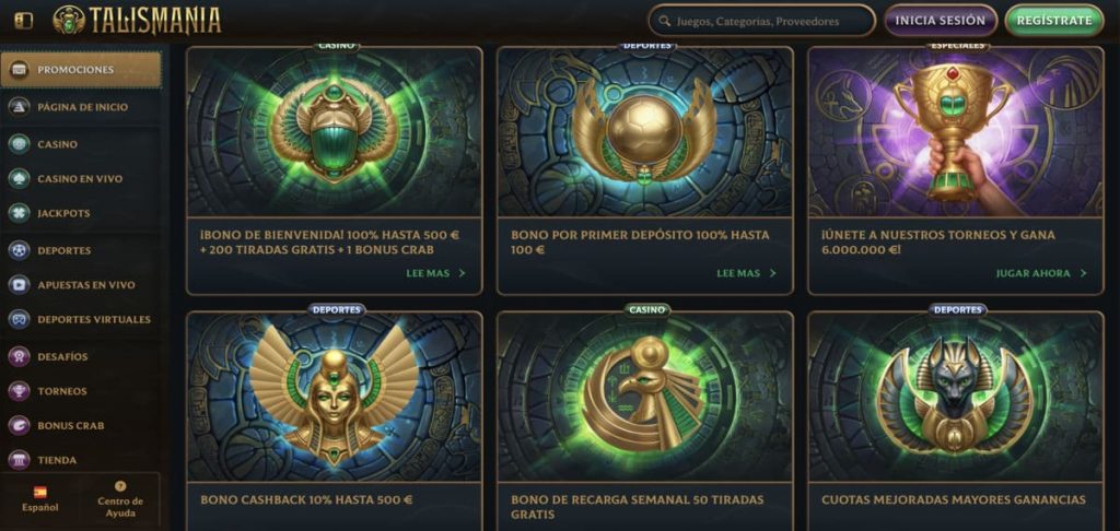 talismania-bonuses